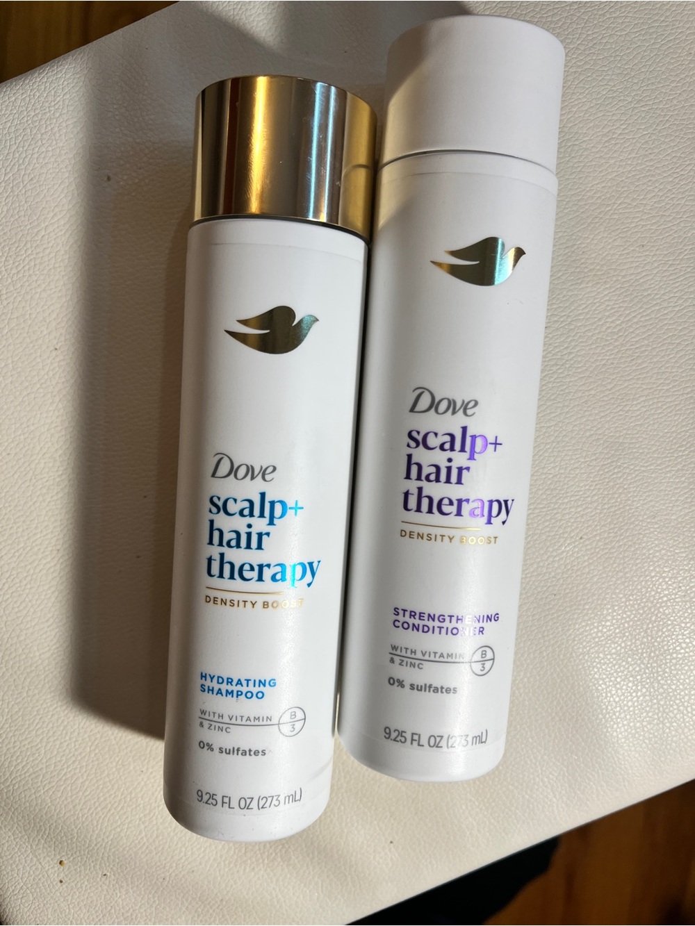 Dove Scalp+ hair therapy density boost hydrating shampoo conditioner